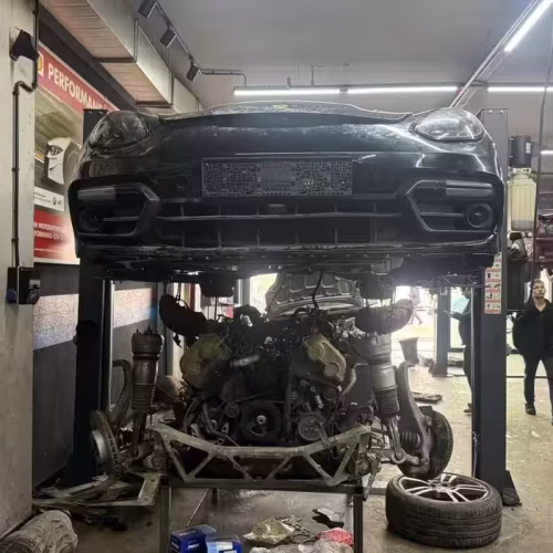 Porsche mekanik onarımlar, Porsche motor aşağı